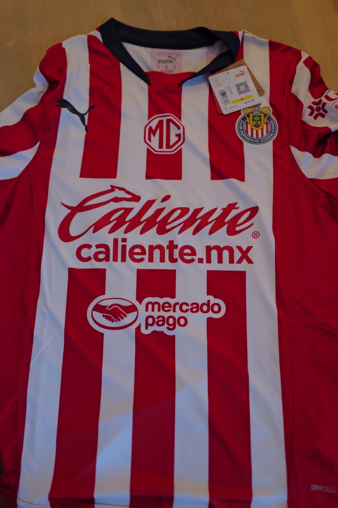 Chivas Guadalajara 2025/26 Authentic Home Jersey - Men's Medium